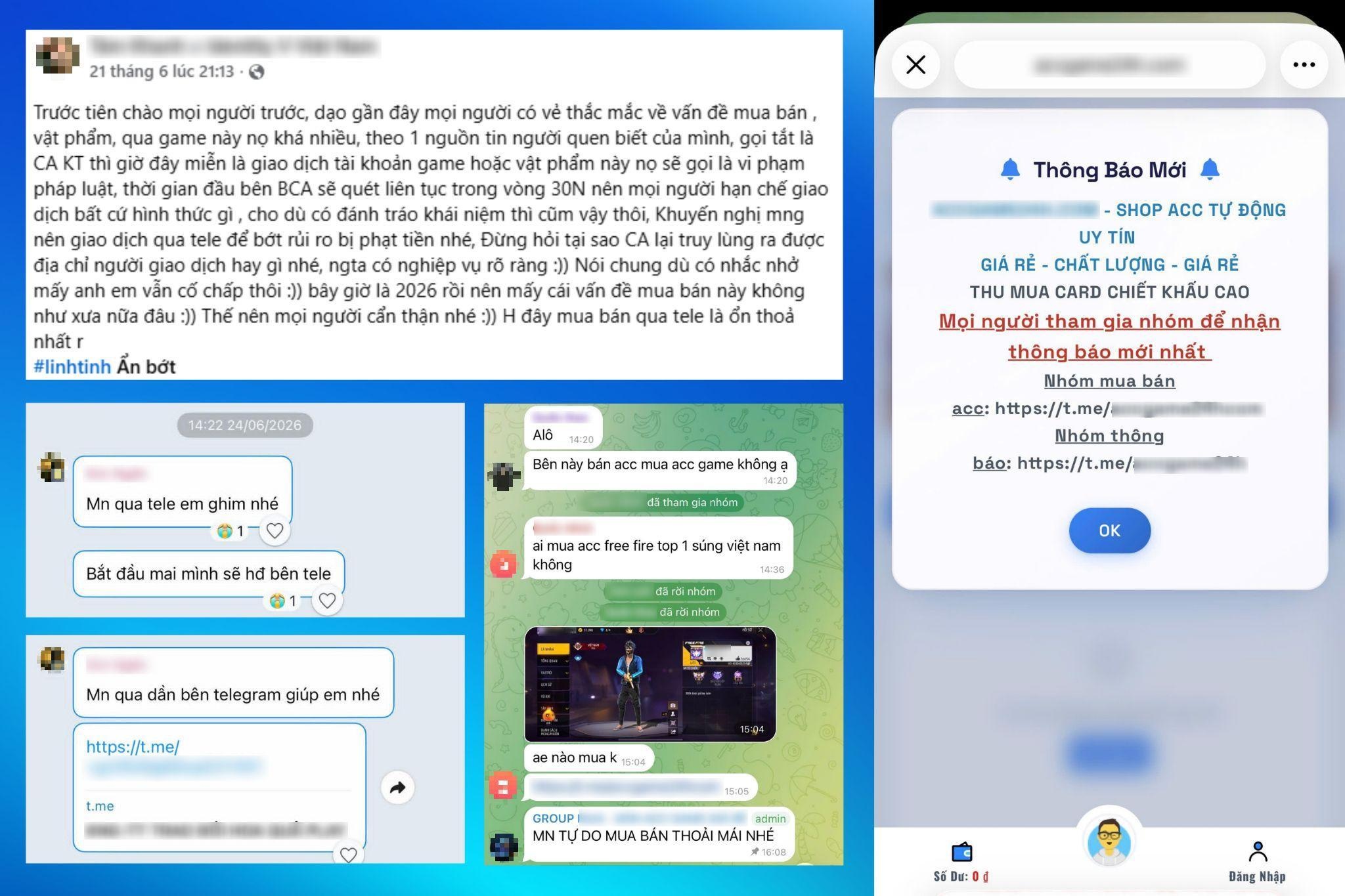 Chợ game tháo chạy trước ngày bị phạt, Telegram thành “điểm hẹn” mới - 5