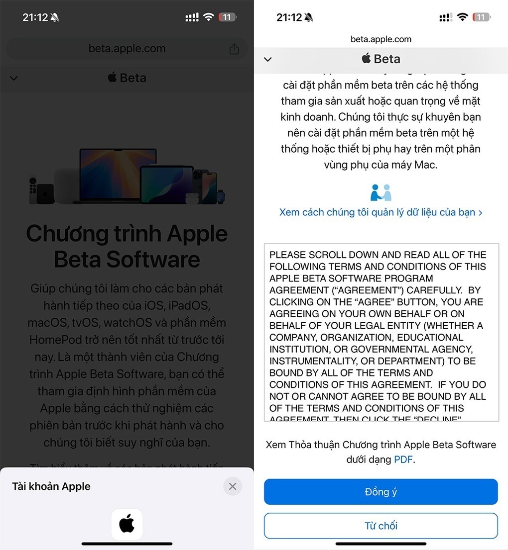 Hướng dẫn cập nhật iOS 27 bản thử nghiệm