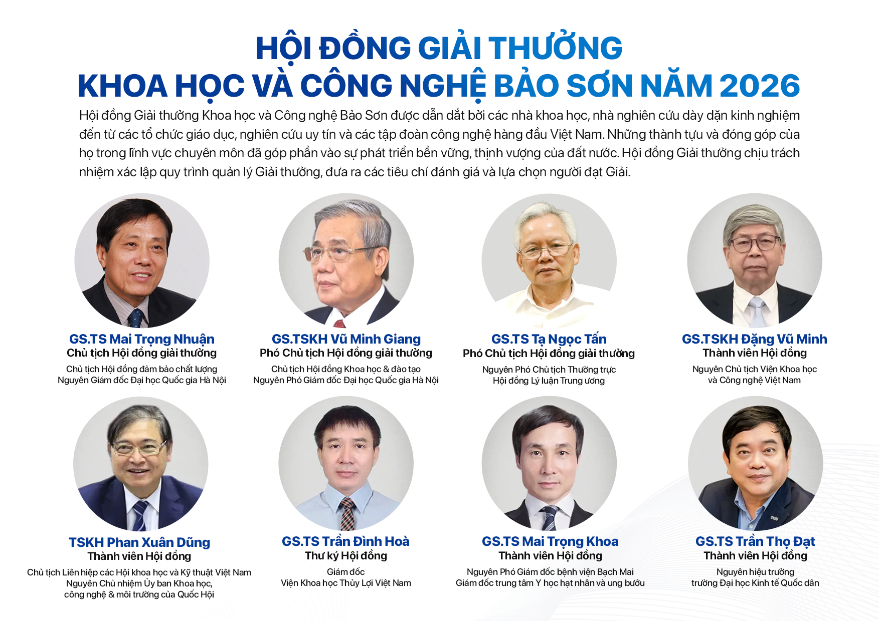 Giải thưởng Khoa học và Công nghệ Bảo Sơn năm 2026 nhận hồ sơ tham dự - 3