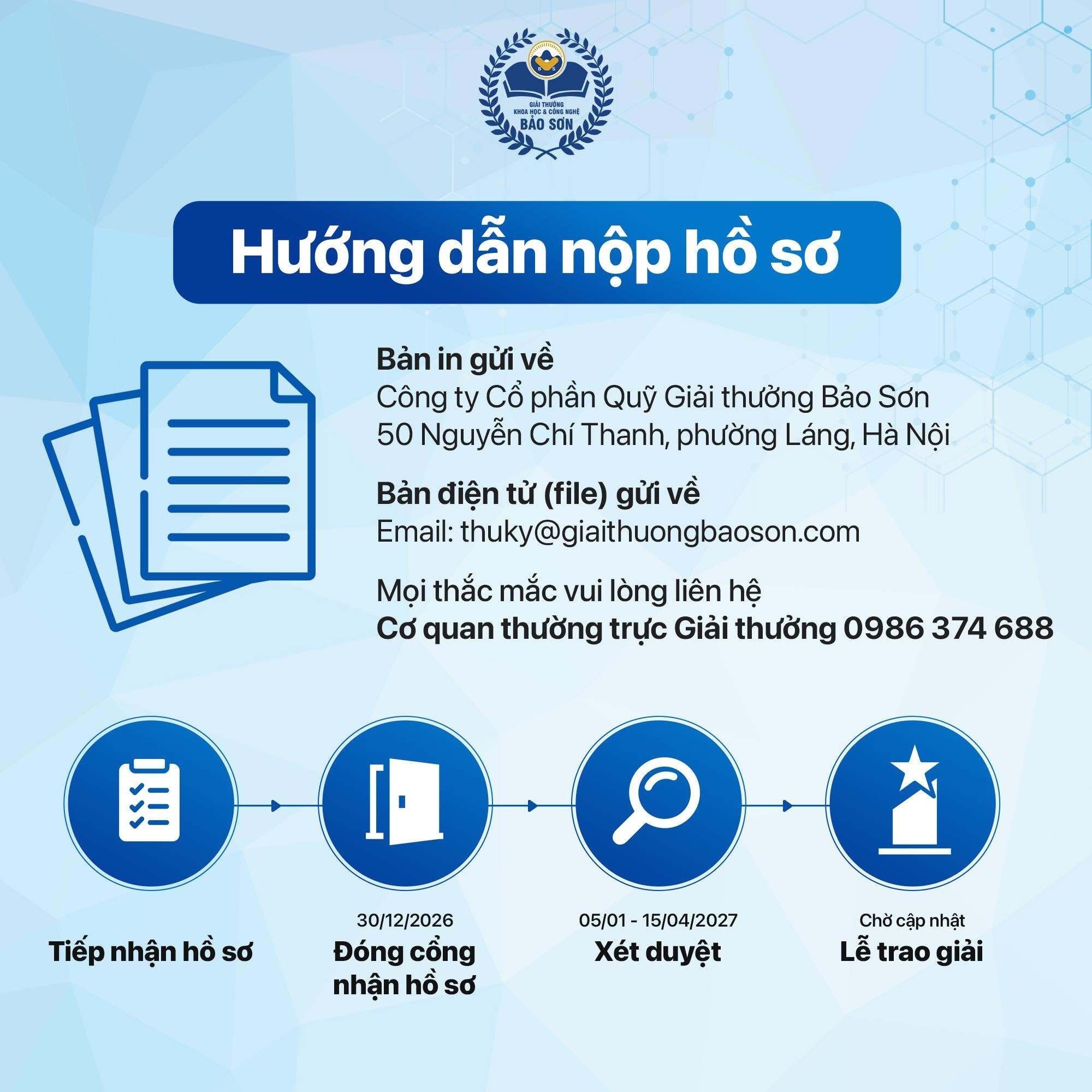 Giải thưởng Khoa học và Công nghệ Bảo Sơn năm 2026 nhận hồ sơ tham dự - 5