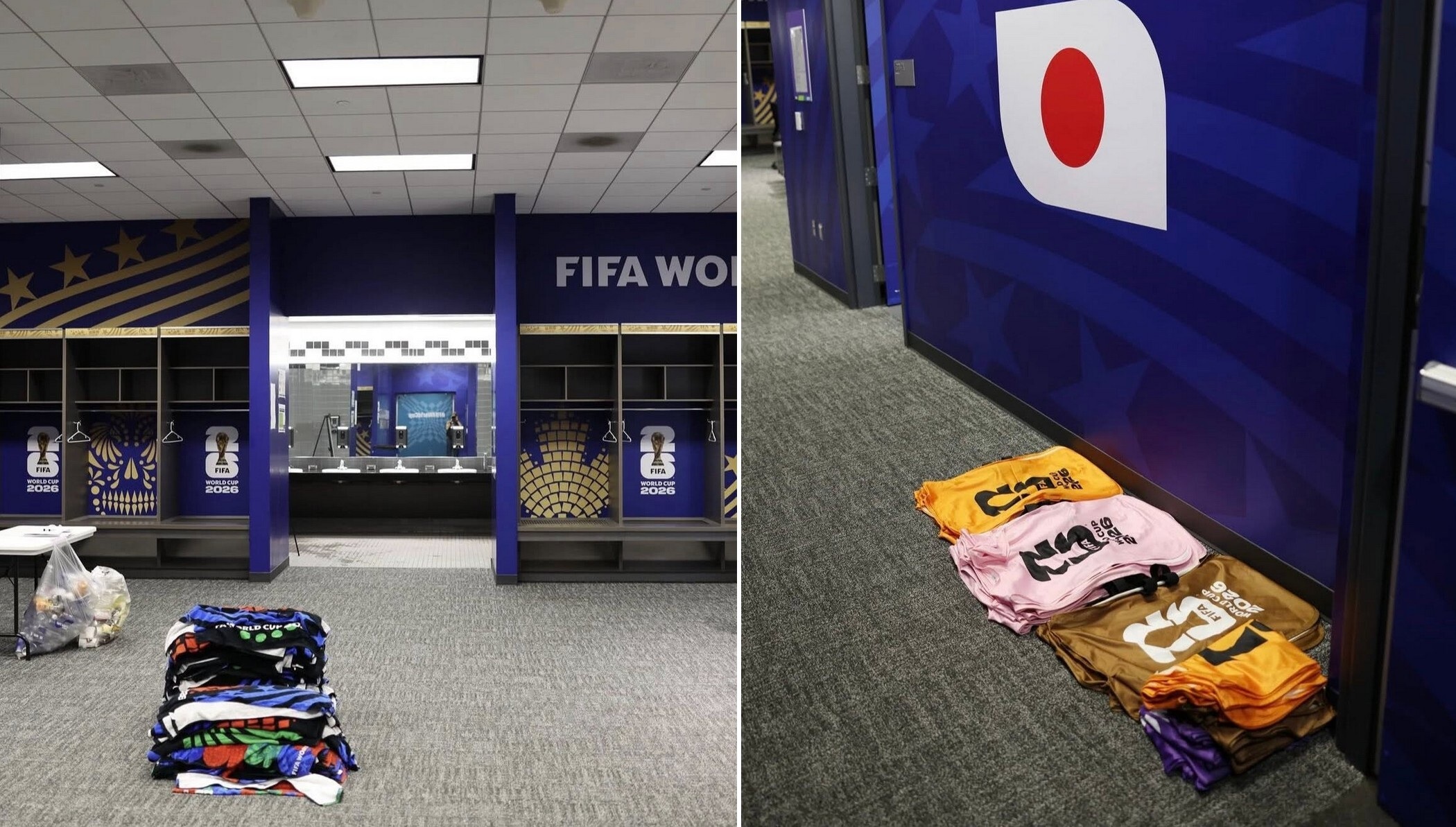 Hình ảnh phòng thay đồ của đội Nhật tại World Cup khiến dân mạng ngỡ ngàng - 2