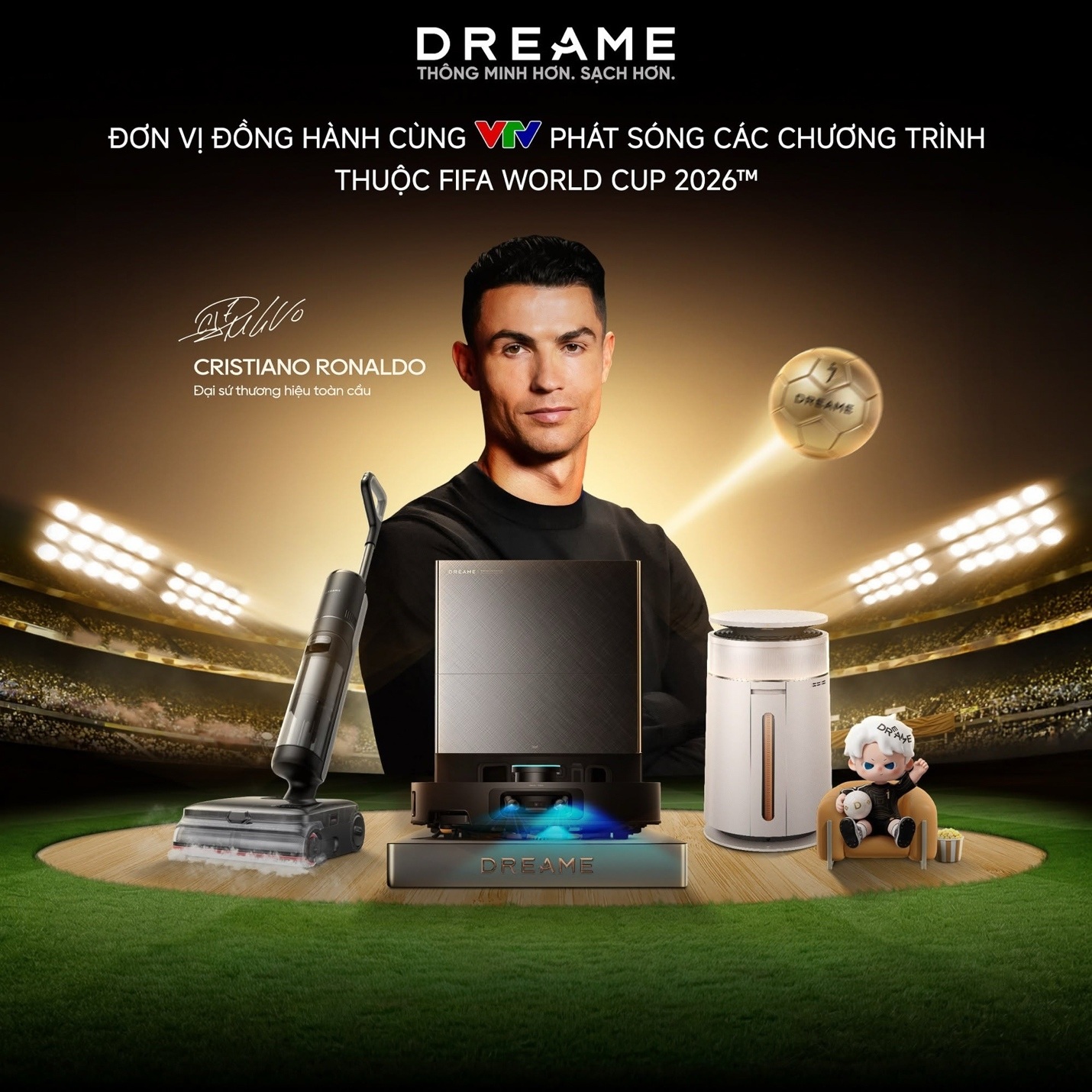 Cristiano Ronaldo đồng hành cùng Dreame lan tỏa chuẩn mực sống mới - 2