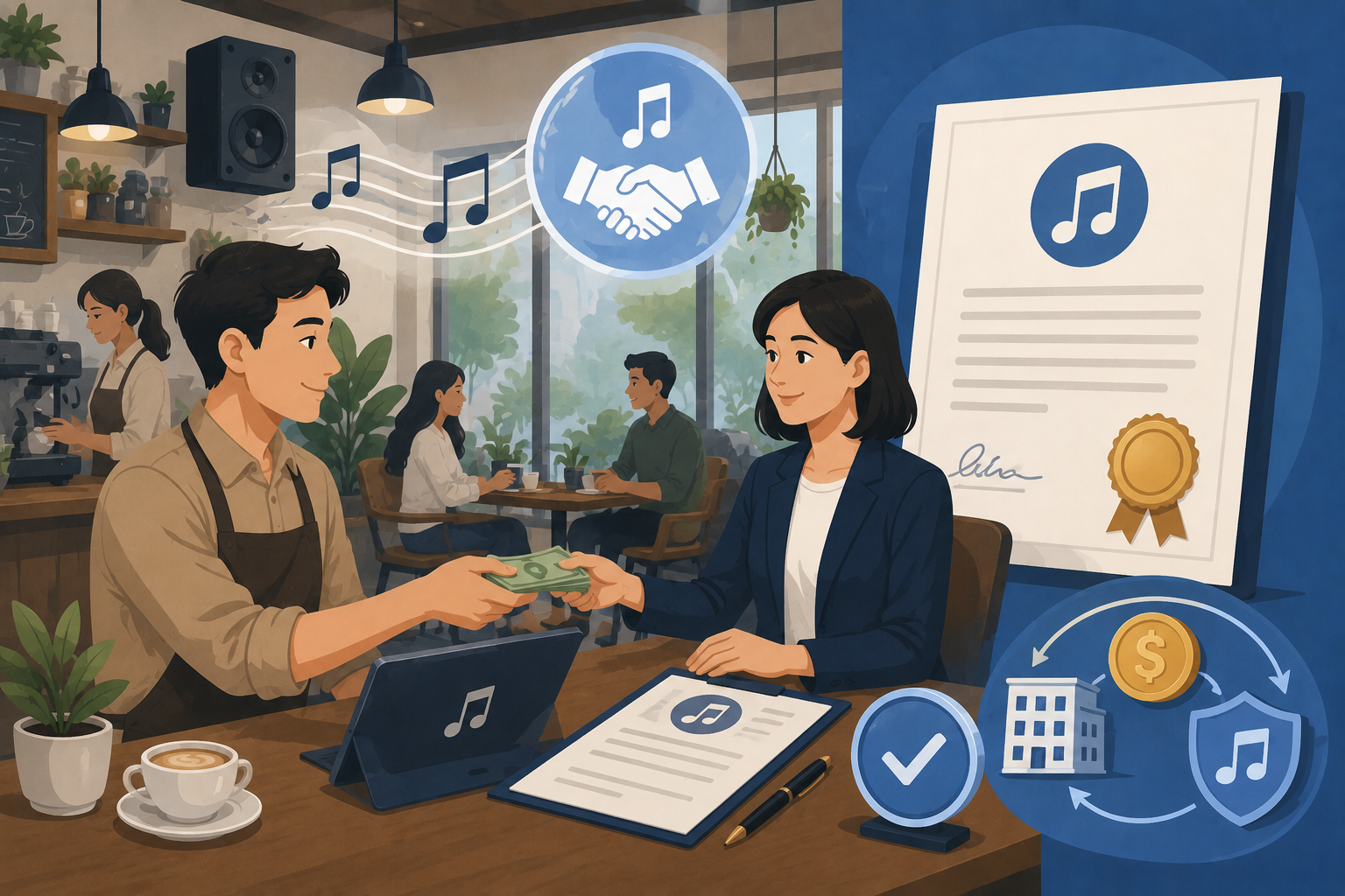 Cách tính tiền bản quyền khi quán cà phê sử dụng nhạc - 3