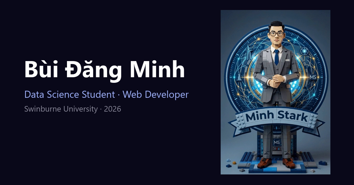 Bùi Đăng Minh portfolio banner