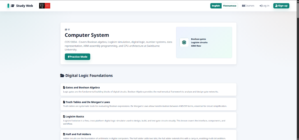 Study Web preview two