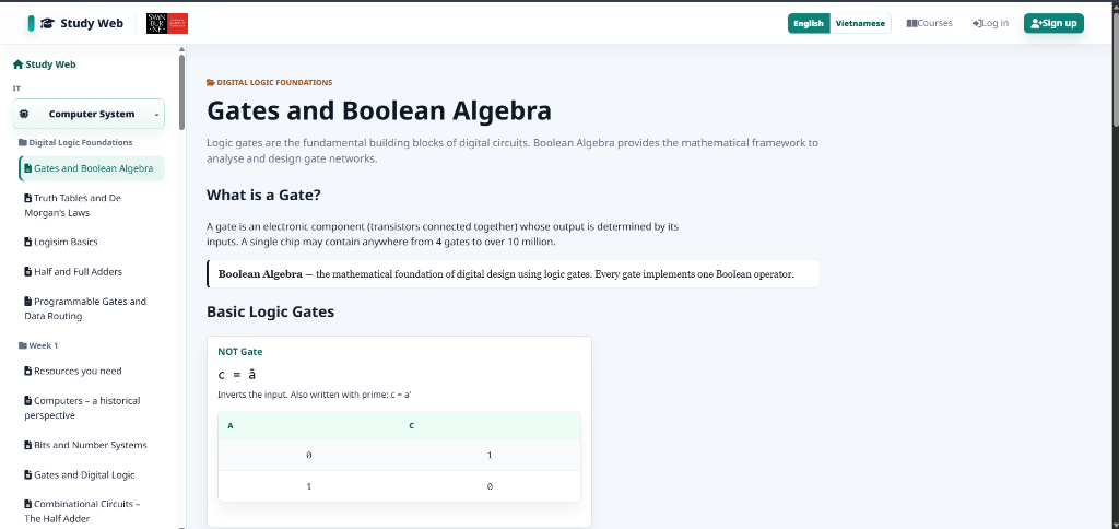 Study Web preview three