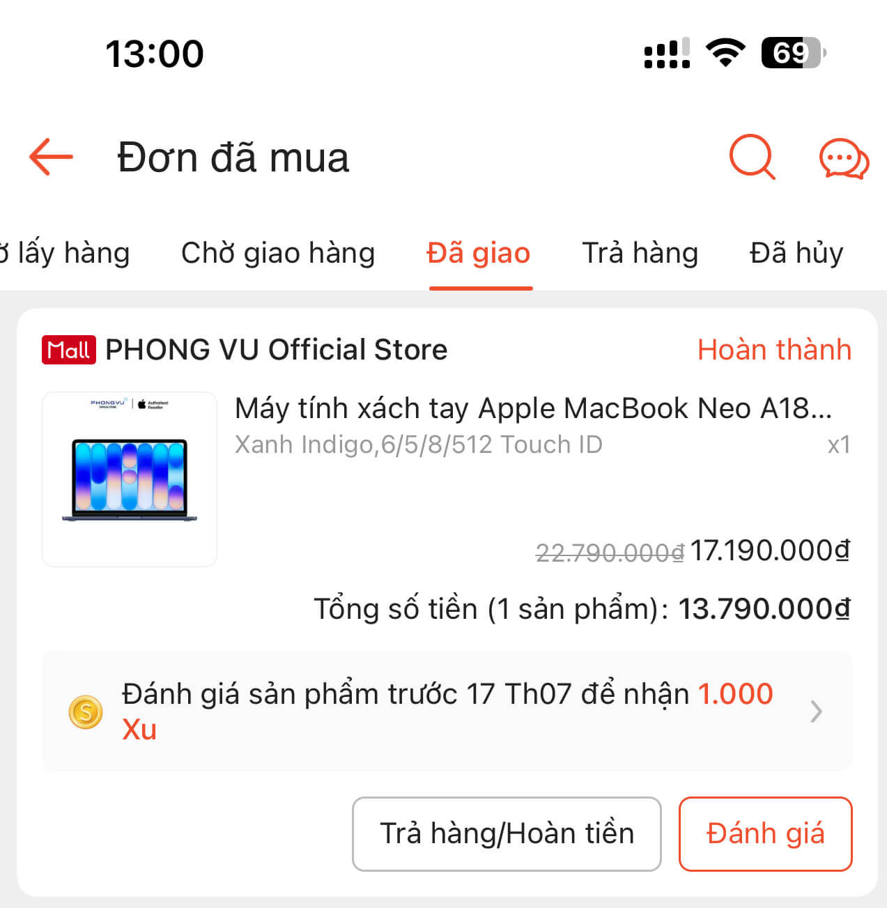 Review Macbook neo phiên bản 512GB - 1 món hời!