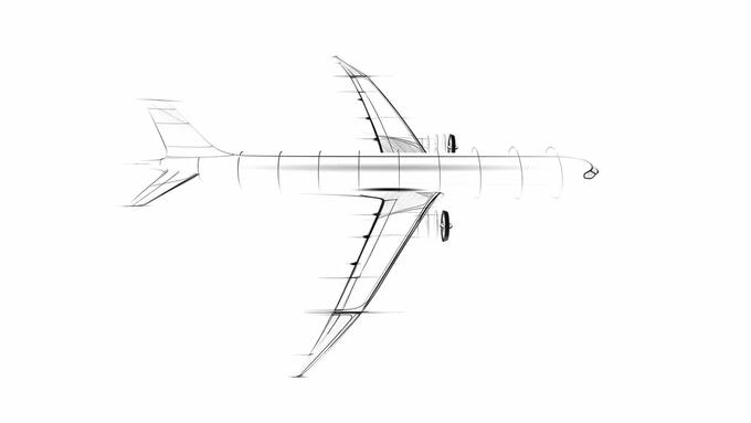 Máy bay chở khách tương lai sẽ có động cơ turbine phản lực cánh quạt hở. Ảnh: Airbus