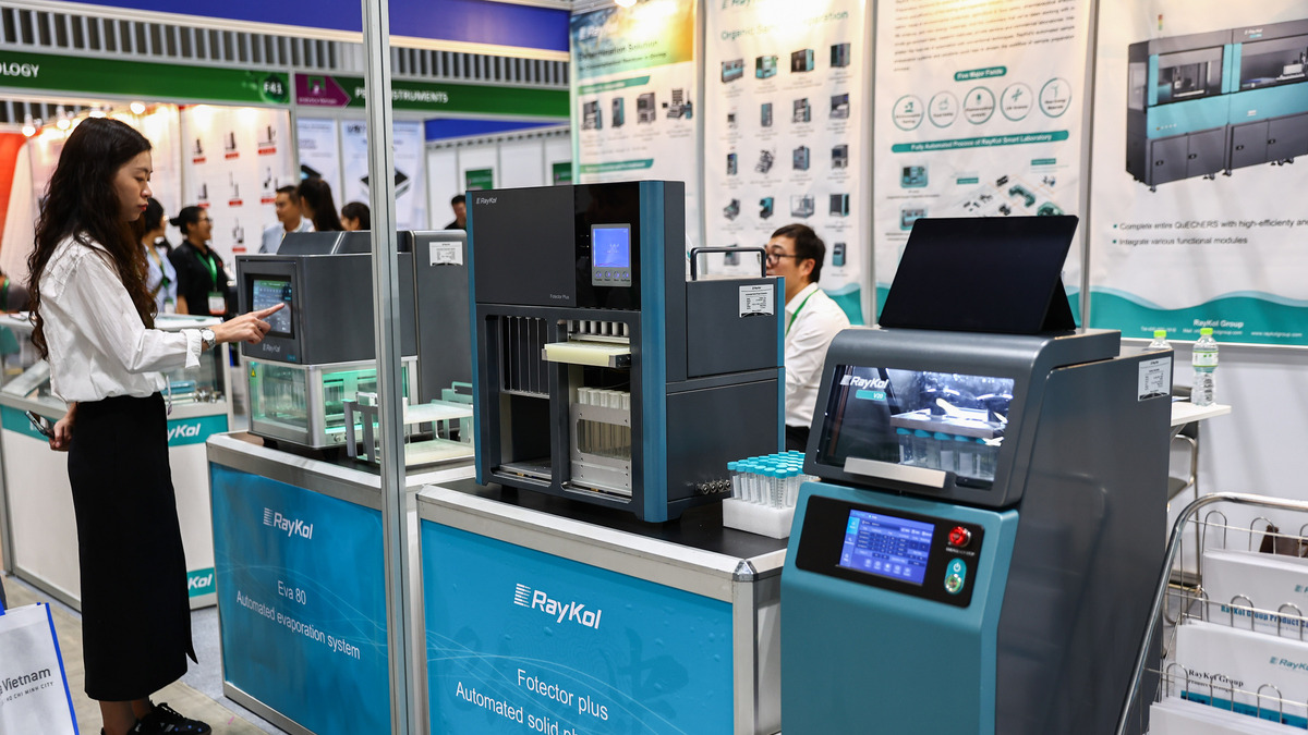 Những thiết bị phân tích thí nghiệm tiền tỷ tại triển lãm Analytica