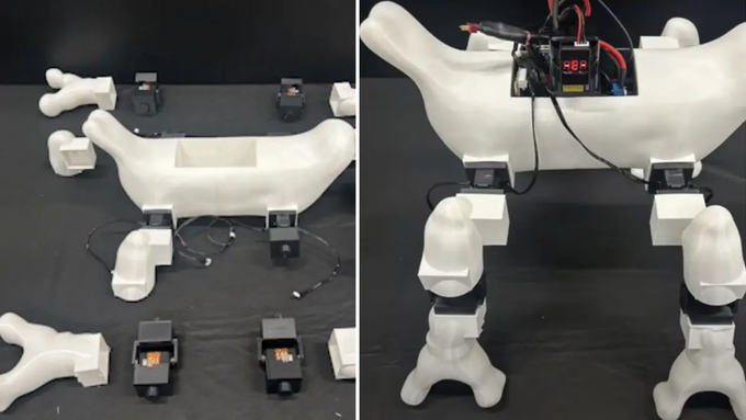 Một mẫu robot do AI chế tạo dựa theo mô tả.  Ảnh: Trường Kỹ thuật Pratt thuộc Đại học Duke