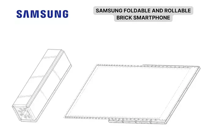 Ý tưởng thiết bị gập dáng cục gạch của Samsung